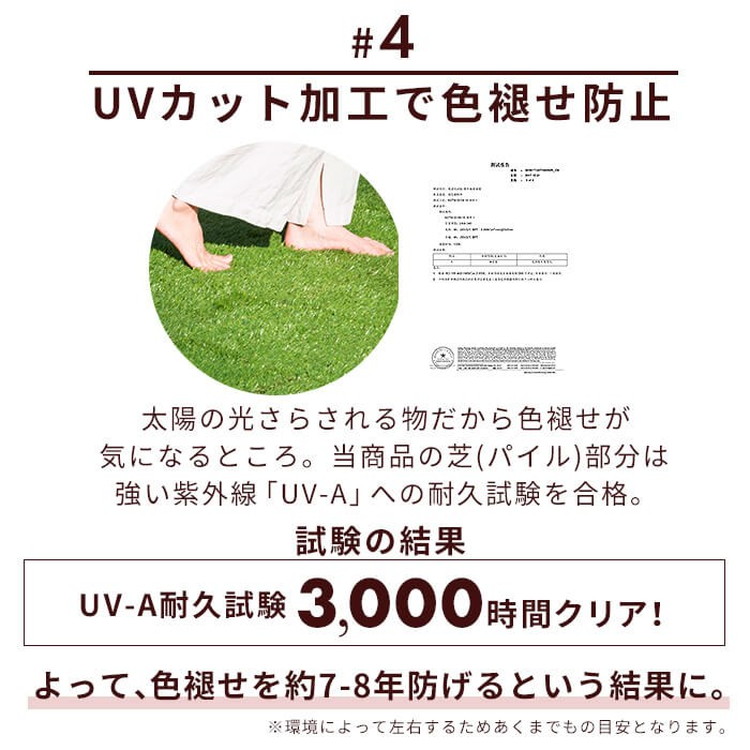 人工芝 芝タイル 32枚入り 幅30cm 人工芝パネル ジョイント式 芝生