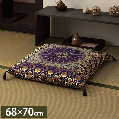 日本製 い草 御前座布団 盆 法事 仏前 掛川織 シンプル 約70×70cm |b04