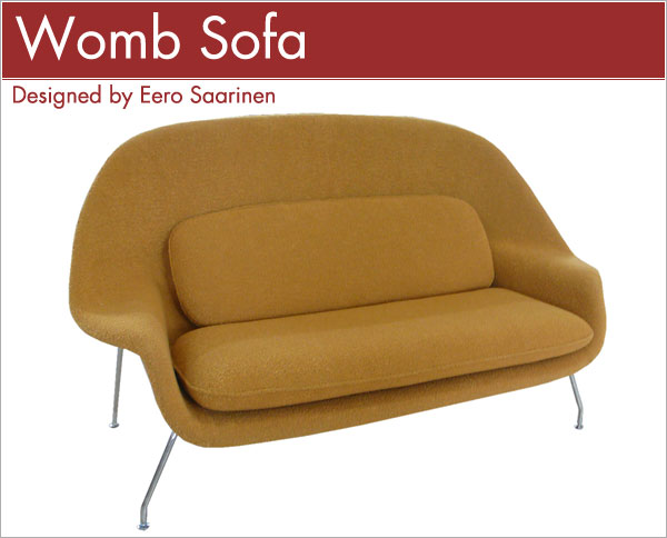 ウームソファ Eero Saarinen Womb Sofa エーロ・サーリネン