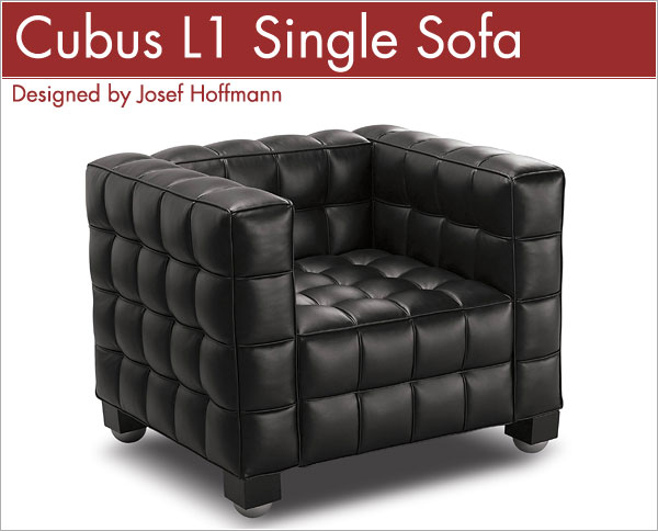 ヨーゼフ・ホフマン クーブス 1P Josef Hoffmann Cubus