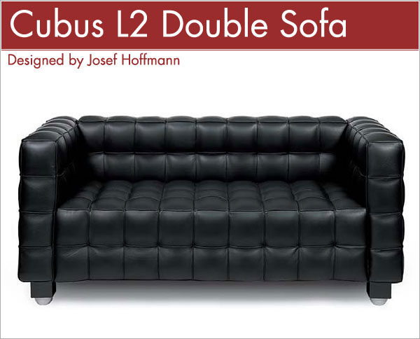ヨーゼフ・ホフマン クーブス 2P Josef Hoffmann Cubus