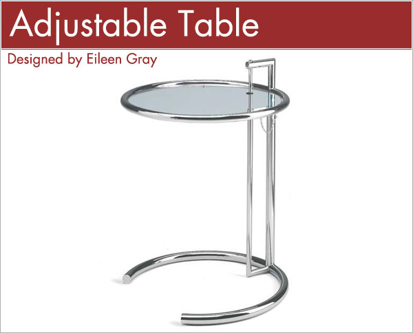 アジャスタブルテーブル E1027 Eileen Gray Adjustable Table アイリーン・グレイ