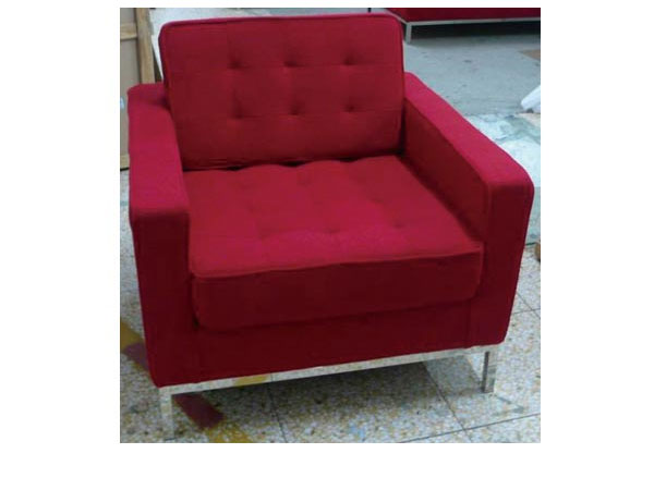 美品　フローレンス・ノール ラウンジソファ リプロダクト ラウンジソファ 1P（ファブリック） Florence Knoll Sofa リ