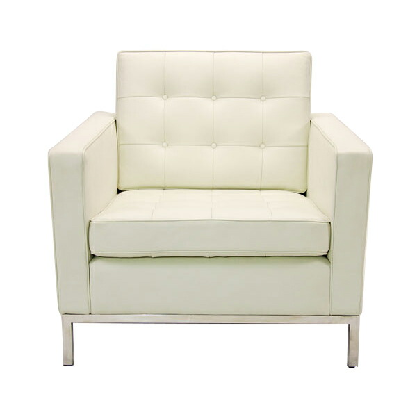 美品　フローレンス・ノール ラウンジソファ リプロダクト ラウンジソファ 1P（ファブリック） Florence Knoll Sofa リ